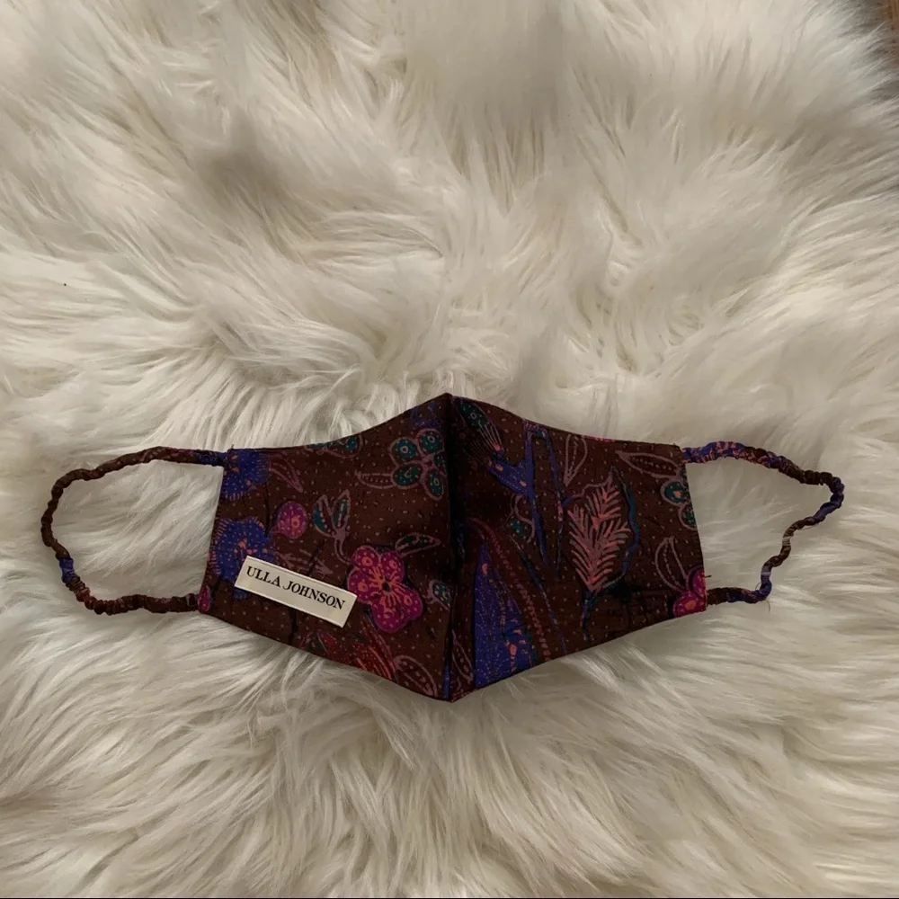 Ulla Johnson Multicolor Face Mask One Size
